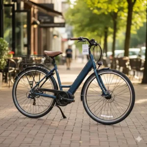 A practical step-through commuter electric bike under $2500, ideal for daily errands and urban travel.